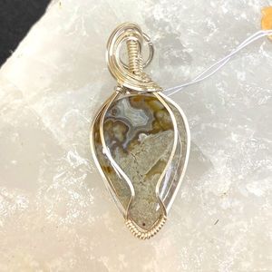 Crazy Lace Agate Pendant